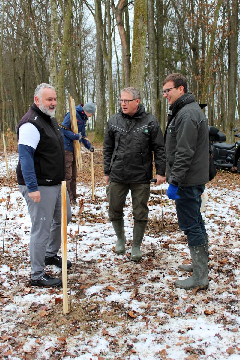 Direktor Šefčovič v družbi v.d. direktorja mag.Janeza Logarja